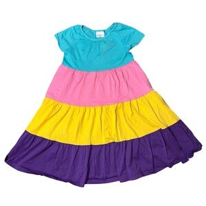 Hanna Andersson Multicolor Tiered Dress